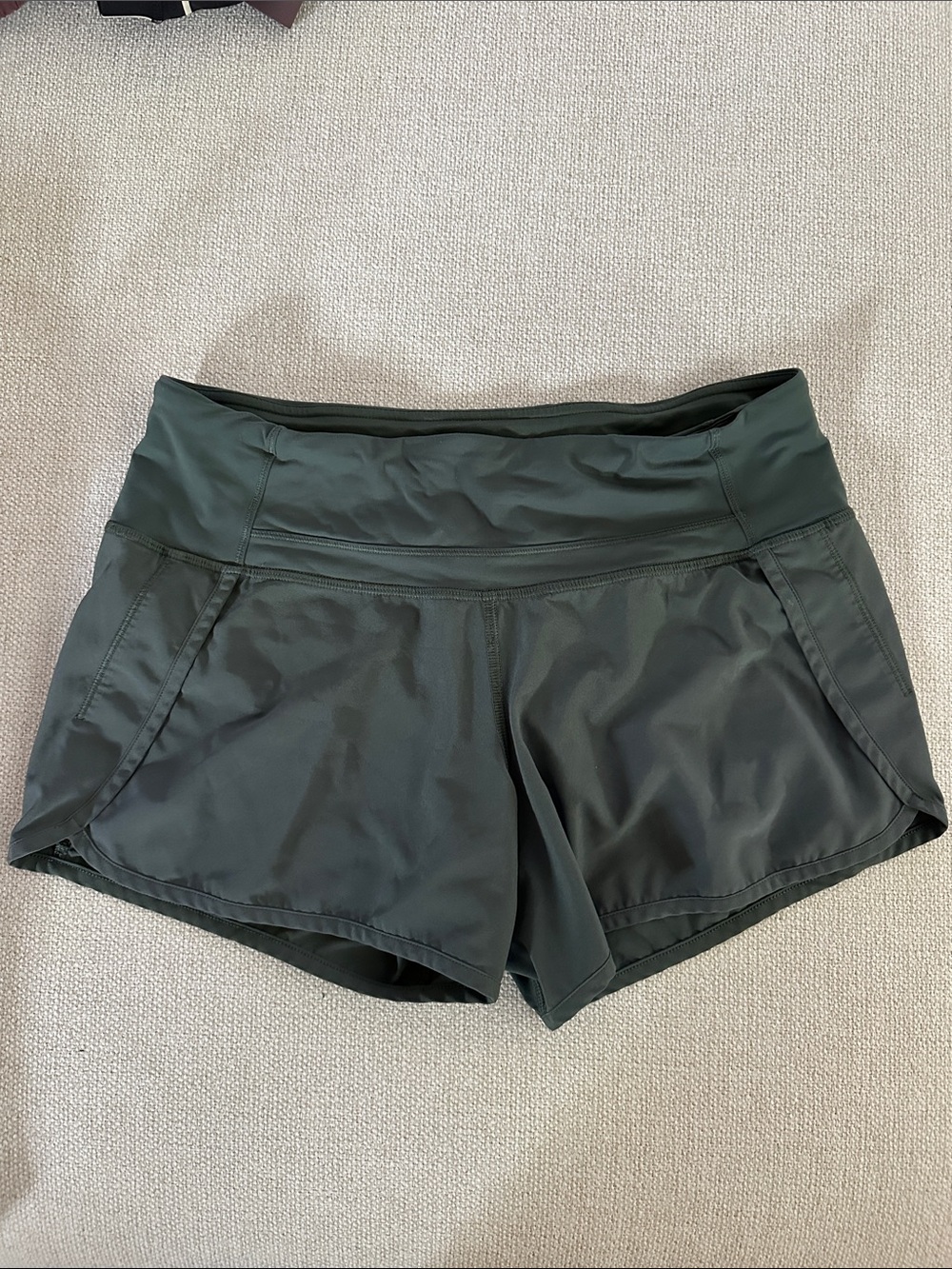 lululemon athletica Olive Green Athletic Shorts